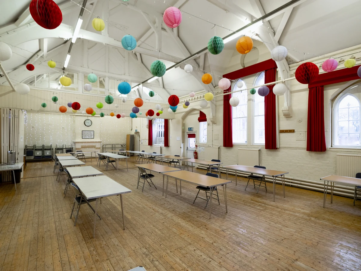 Commercial painting large community hall by Richmond Decorators