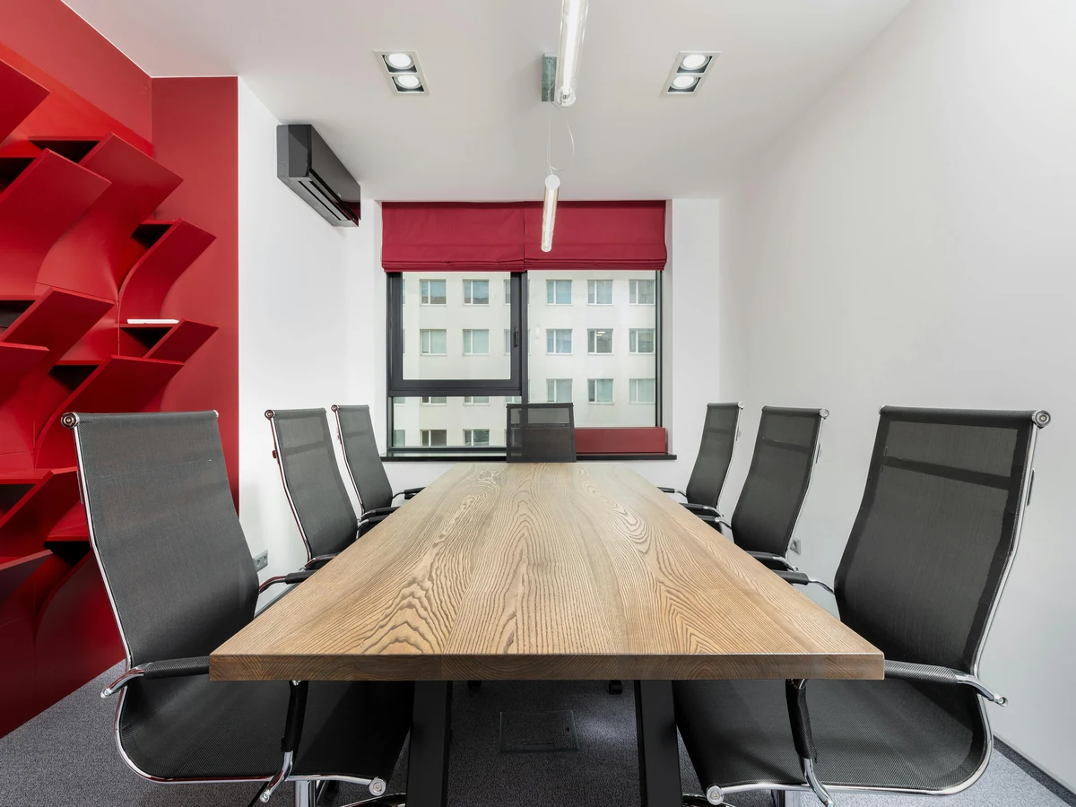 Commercial painting modern office conference room by Richmond Decorators
