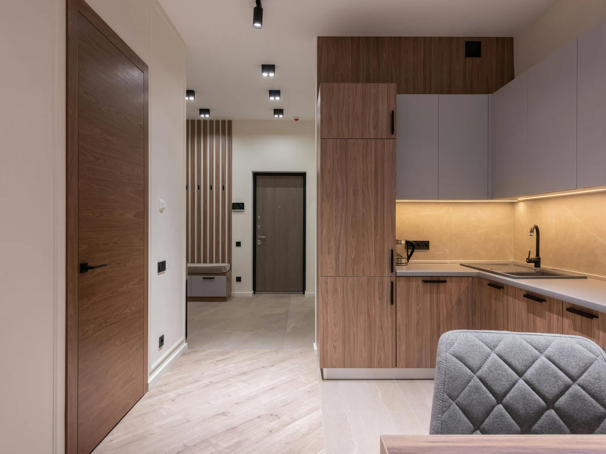 House painting interior in Whitton — open plan living room painted by Richmond Decorators